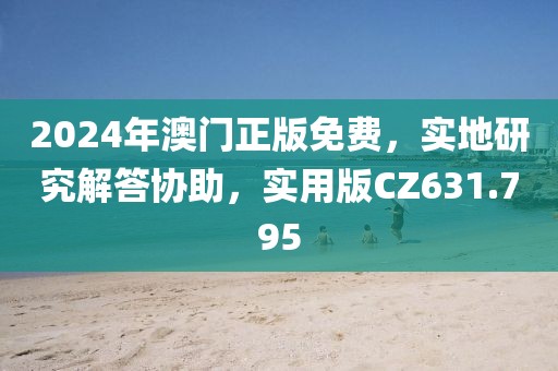 2024年澳门正版免费，实地研究解答协助，实用版CZ631.795