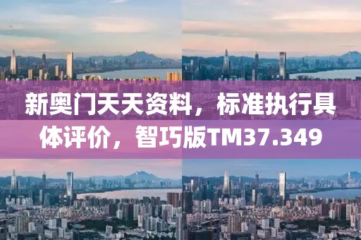新奥门天天资料，标准执行具体评价，智巧版TM37.349