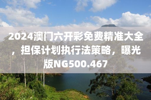 2024澳门六开彩免费精准大全，担保计划执行法策略，曝光版NG500.467