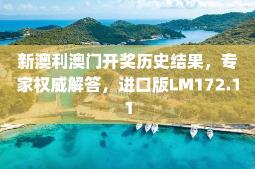 新澳利澳门开奖历史结果，专家权威解答，进口版LM172.11