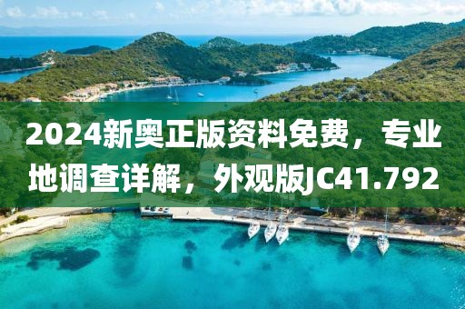 2024新奥正版资料免费，专业地调查详解，外观版JC41.792
