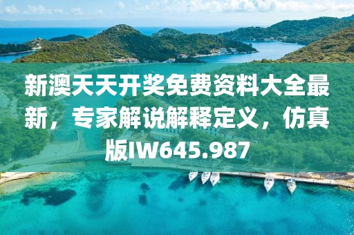 新澳天天开奖免费资料大全最新，专家解说解释定义，仿真版IW645.987