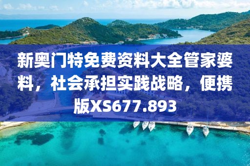 新奥门特免费资料大全管家婆料，社会承担实践战略，便携版XS677.893