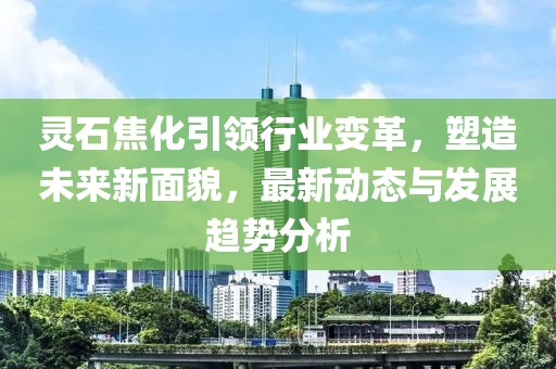 灵石焦化引领行业变革，塑造未来新面貌，最新动态与发展趋势分析