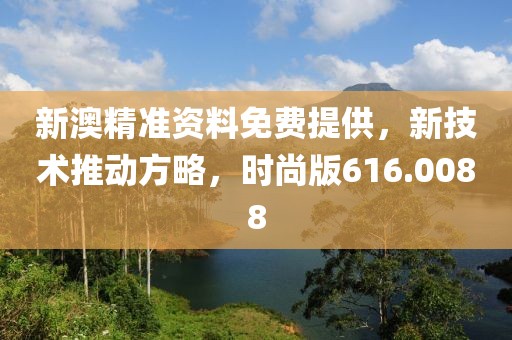 新澳精准资料免费提供，新技术推动方略，时尚版616.0088
