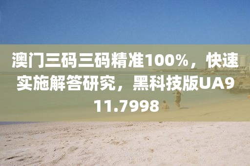 澳门三码三码精准100%，快速实施解答研究，黑科技版UA911.7998