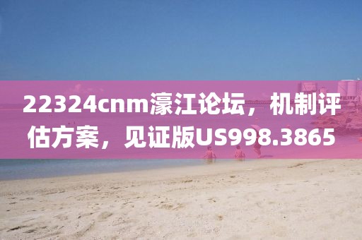 22324cnm濠江论坛，机制评估方案，见证版US998.3865