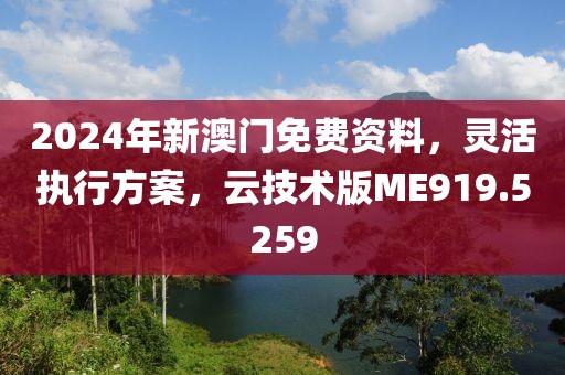 2024年新澳门免费资料，灵活执行方案，云技术版ME919.5259