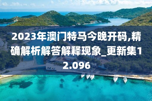 2023年澳门特马今晚开码,精确解析解答解释现象_更新集12.096