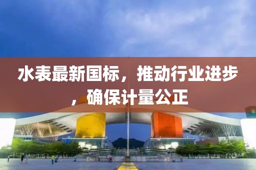 水表最新国标，推动行业进步，确保计量公正