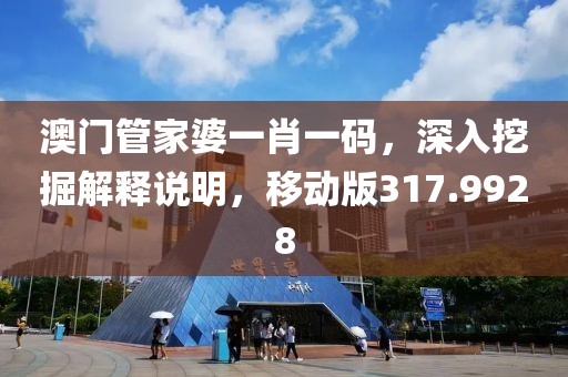 澳门管家婆一肖一码，深入挖掘解释说明，移动版317.9928
