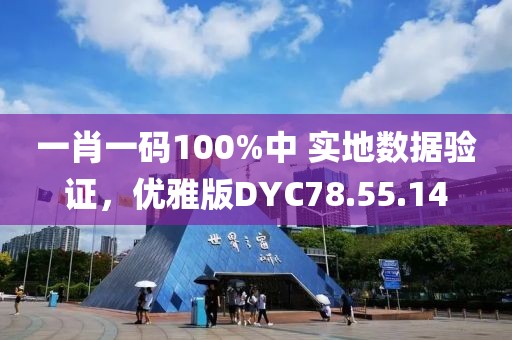 一肖一码100%中 实地数据验证，优雅版DYC78.55.14