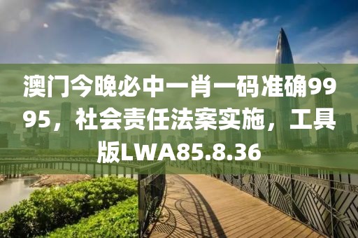 澳门今晚必中一肖一码准确9995，社会责任法案实施，工具版LWA85.8.36