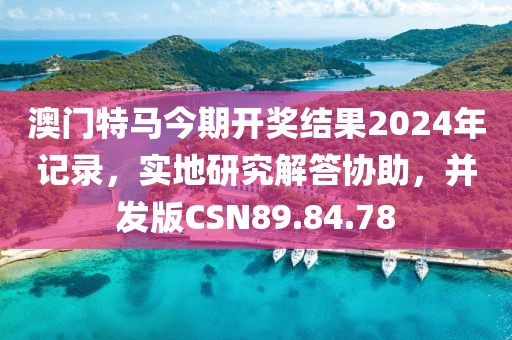 澳门特马今期开奖结果2024年记录，实地研究解答协助，并发版CSN89.84.78