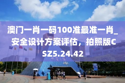 澳门一肖一码100准最准一肖_ 安全设计方案评估，拍照版CSZ5.24.42