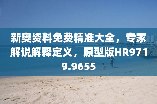 新奥资料免费精准大全，专家解说解释定义，原型版HR9719.9655