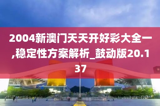 2004新澳门天天开好彩大全一,稳定性方案解析_鼓动版20.137