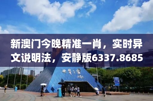 新澳门今晚精准一肖，实时异文说明法，安静版6337.8685