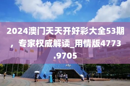2024澳门天天开好彩大全53期，专家权威解读_用情版4773.9705