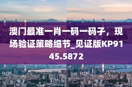 澳门最准一肖一码一码孑，现场验证策略细节_见证版KP9145.5872