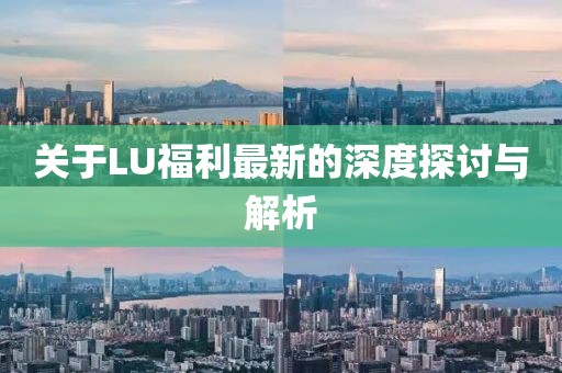 关于LU福利最新的深度探讨与解析