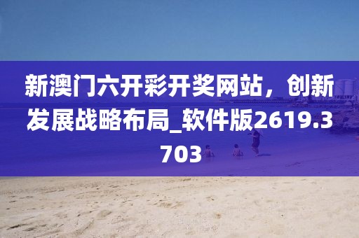 新澳门六开彩开奖网站，创新发展战略布局_软件版2619.3703