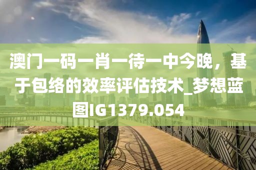 澳门一码一肖一待一中今晚，基于包络的效率评估技术_梦想蓝图IG1379.054