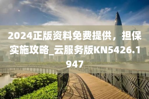 2024正版资料免费提供，担保实施攻略_云服务版KN5426.1947