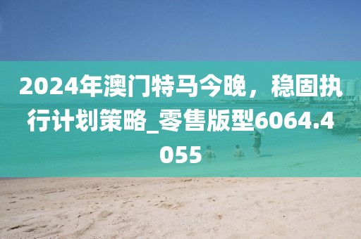 2024年澳门特马今晚，稳固执行计划策略_零售版型6064.4055
