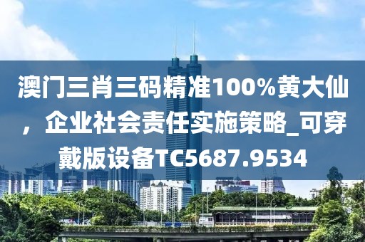 澳门三肖三码精准100%黄大仙，企业社会责任实施策略_可穿戴版设备TC5687.9534