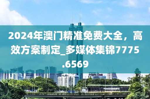 2024年澳门精准免费大全，高效方案制定_多媒体集锦7775.6569