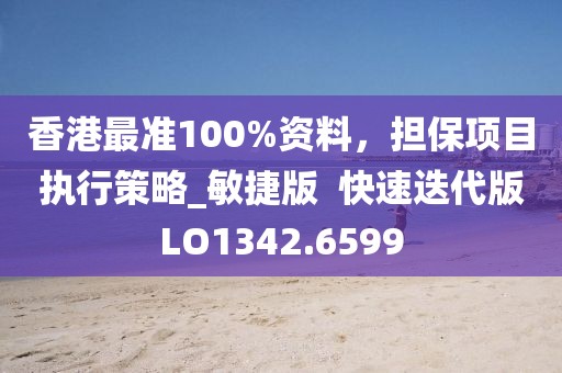 香港最准100%资料，担保项目执行策略_敏捷版  快速迭代版LO1342.6599