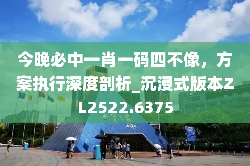 今晚必中一肖一码四不像，方案执行深度剖析_沉浸式版本ZL2522.6375