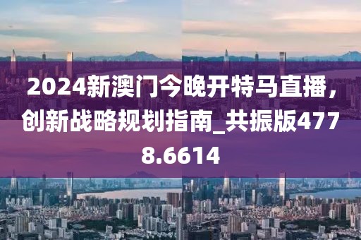 2024新澳门今晚开特马直播，创新战略规划指南_共振版4778.6614