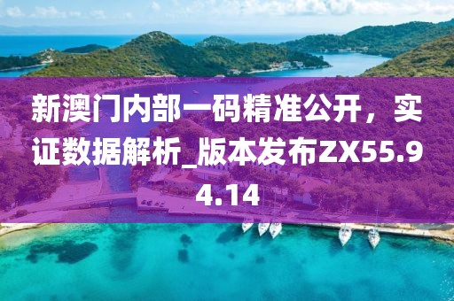 新澳门内部一码精准公开，实证数据解析_版本发布ZX55.94.14