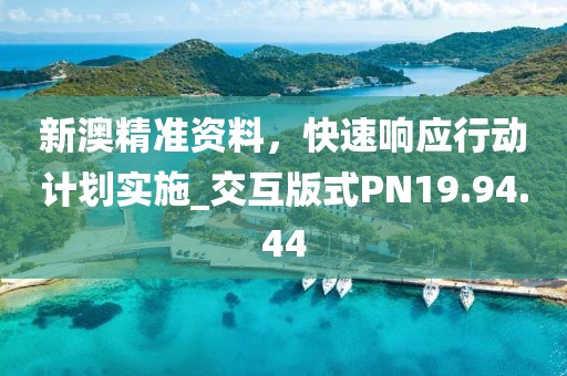 新澳精准资料，快速响应行动计划实施_交互版式PN19.94.44