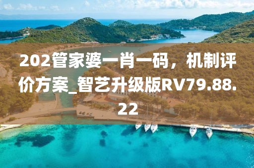 202管家婆一肖一码，机制评价方案_智艺升级版RV79.88.22