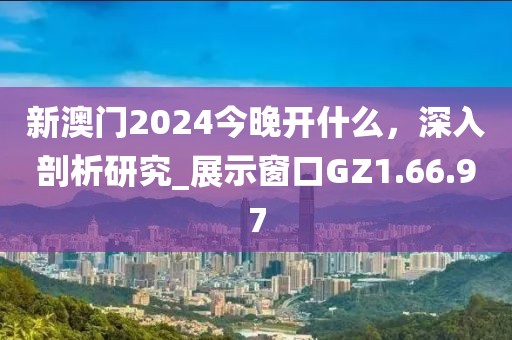 新澳门2024今晚开什么，深入剖析研究_展示窗口GZ1.66.97