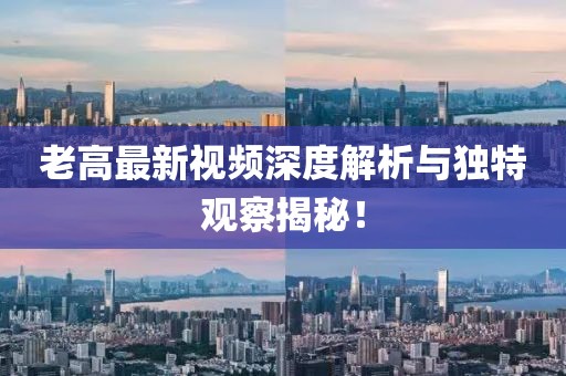 老高最新视频深度解析与独特观察揭秘！