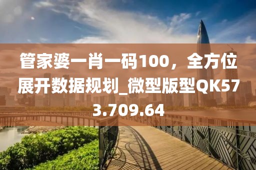 管家婆一肖一码100，全方位展开数据规划_微型版型QK573.709.64