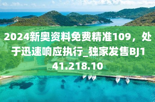 2024新奥资料免费精准109，处于迅速响应执行_独家发售BJ141.218.10