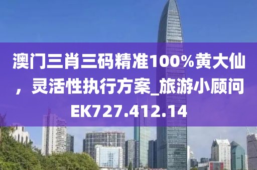 澳门三肖三码精准100%黄大仙，灵活性执行方案_旅游小顾问EK727.412.14
