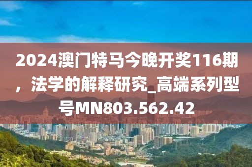 2024澳门特马今晚开奖116期，法学的解释研究_高端系列型号MN803.562.42