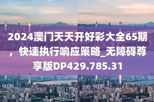 2024澳门天天开好彩大全65期，快速执行响应策略_无障碍尊享版DP429.785.31