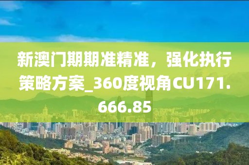 新澳门期期准精准，强化执行策略方案_360度视角CU171.666.85