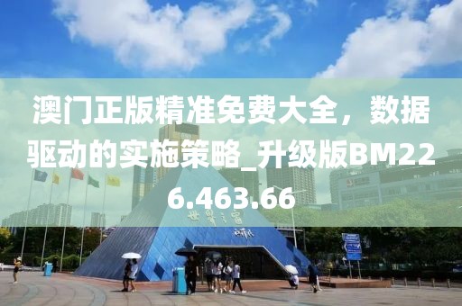 澳门正版精准免费大全，数据驱动的实施策略_升级版BM226.463.66