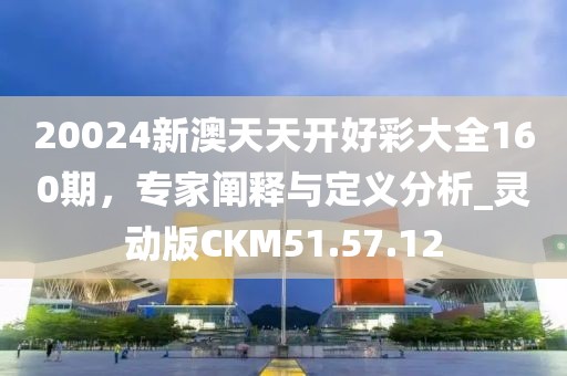 20024新澳天天开好彩大全160期，专家阐释与定义分析_灵动版CKM51.57.12