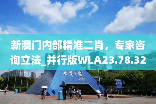 新澳门内部精准二肖，专家咨询立法_并行版WLA23.78.32