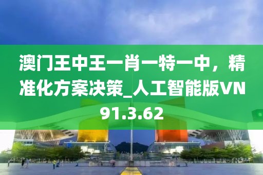澳门王中王一肖一特一中，精准化方案决策_人工智能版VN91.3.62