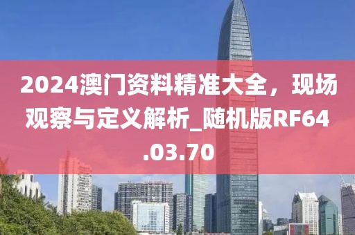 2024澳门资料精准大全，现场观察与定义解析_随机版RF64.03.70